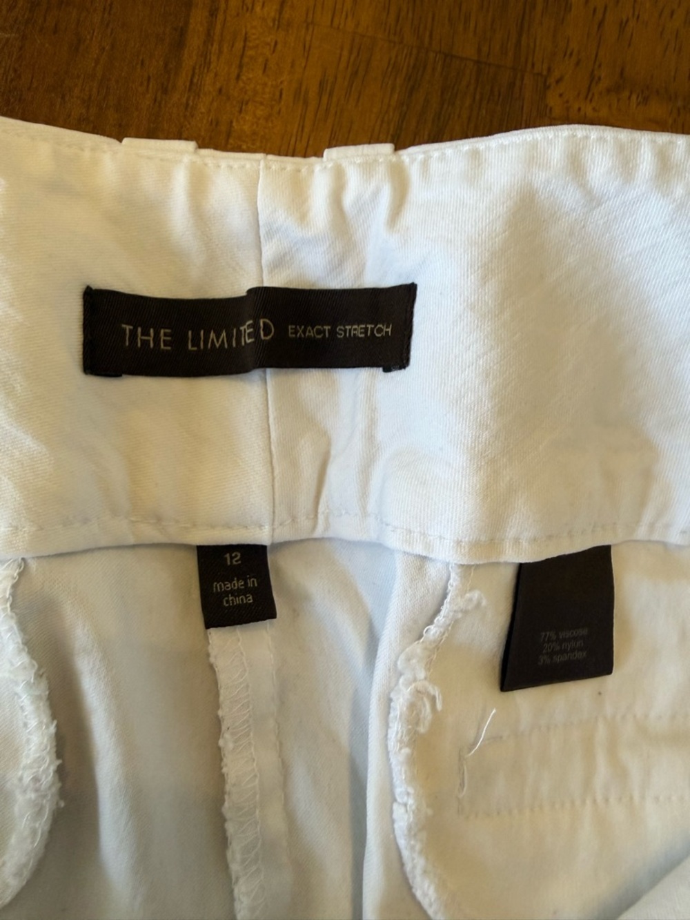 The Limited White Women's Pants - Exact Stretch size 12 - Picture 3 of 4